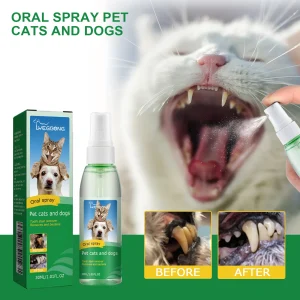 Pet Dental Care Spray for Dogs & Cats