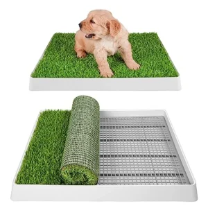 Dog Grass Pad with Tray
