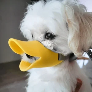 1pc Small Pet Dog Muzzle Silicone Mask